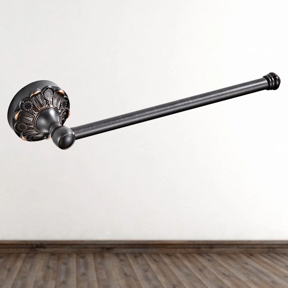 

29Cm Single Towel Bar Solid Copper Bathroom Towel Holder Polished Finish Rust Resistant For Home Kitchen Office Garden