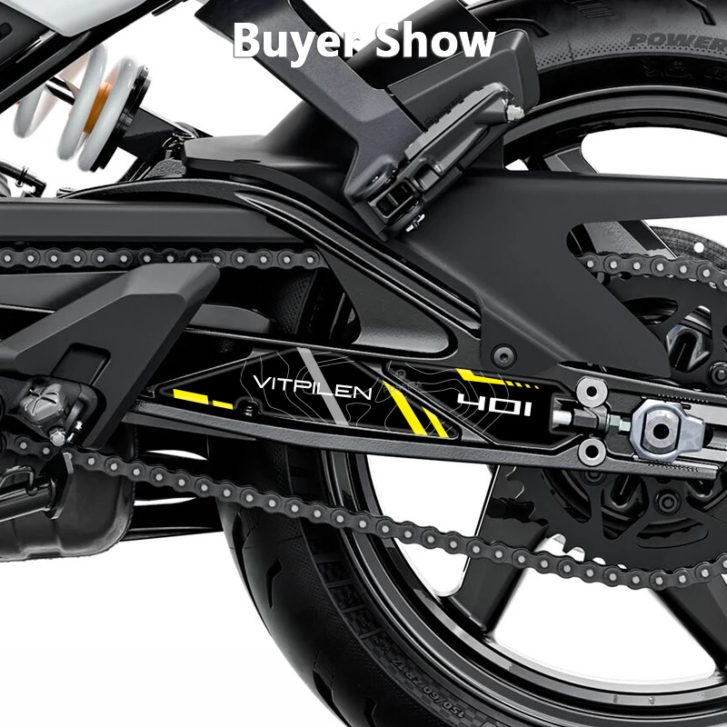 POSFIRA Motorcycle Swingarm Sticker 3D Epoxy Resin Decals for Husqvarna Vitpilen 401 2024-2025 Vitpilen401 Swing Arm Accessories - view 6