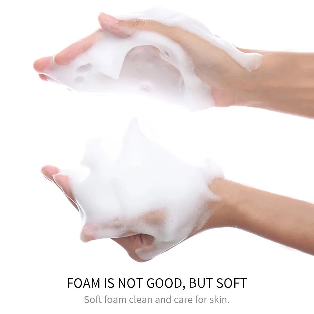 BIOAQUA-منظف الوجه الخام من لب الأرز ، رغوة غسل الوجه ، ترطيب العناية بالبشرة ، تفتيح البشرة ، العناية بتجديد شباب البشرة #3