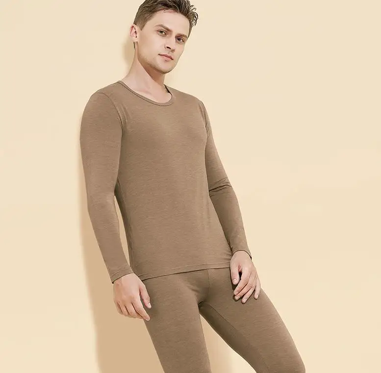 2023 youpin new Protein peptide amino acid skin warm underwear for men men's set thin thermal clothing thermal underwear men