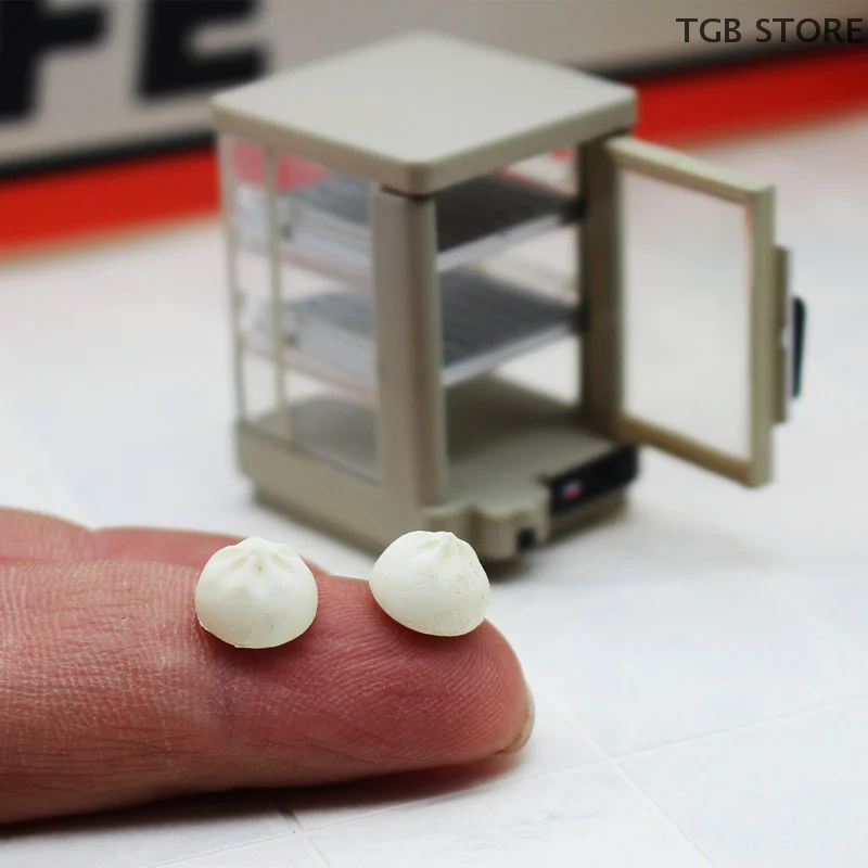 Armoire d'isolation chauffante pour petit déjeuner, modèle Mini vitrine alimentaire, magasin de commodité Miniature, jouet, accessoires pour maison de poupée
