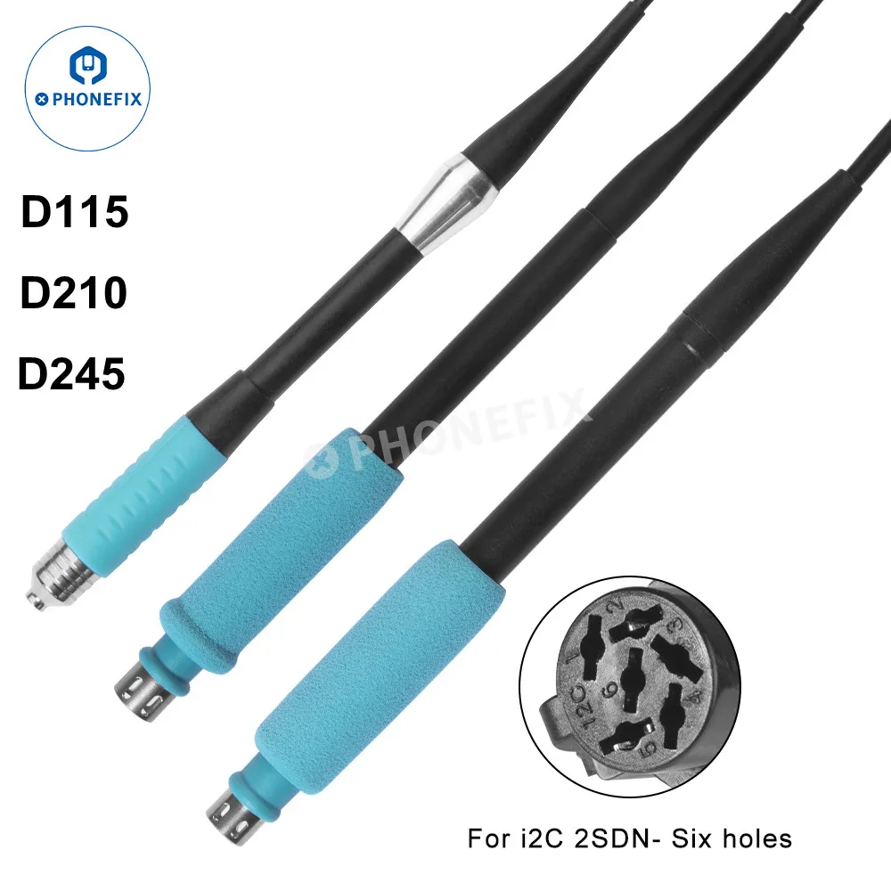 i2C Soldering Station Handle D115/ D210/D245 Support D210 D245 D115 Soldering Tip Welding Tools P30S/2SDN Welding Station Handle