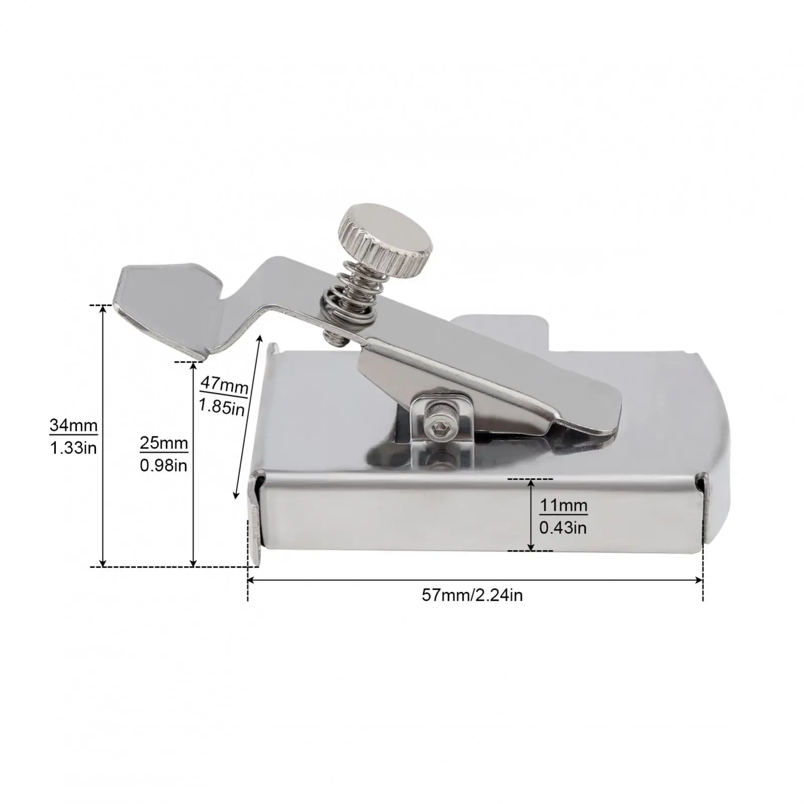 Stainless Steel Magnetic Sewing Guide for Walking Foot Sewing Machine Accessories with Clip Multifunctional Ruler Seam Guide