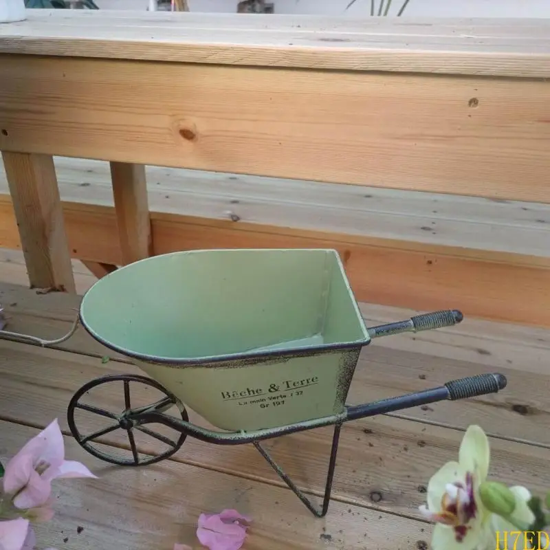 Carrinho flores ferro ferro H7ed