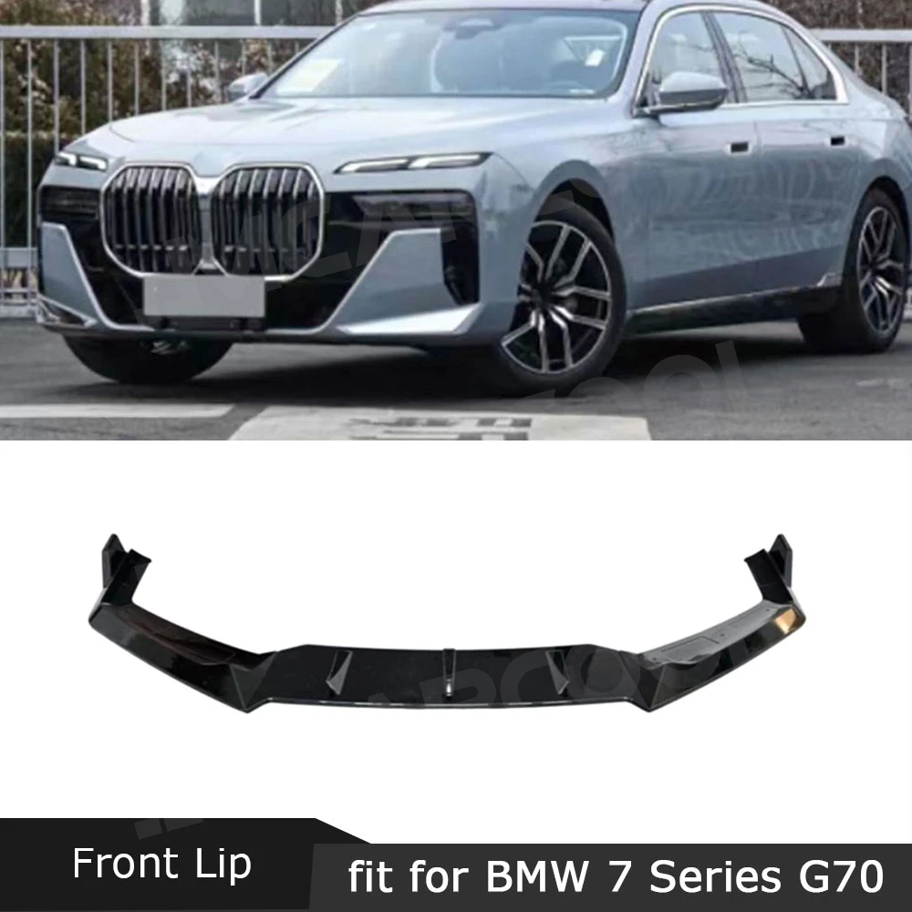 

JMCARCOOL для BMW 7 серии G70 Sport 2023 + передний бампер, спойлер для подбородка, комплекты кузова, защита бампера, украшение, Стайлинг автомобиля из АБС-пластика