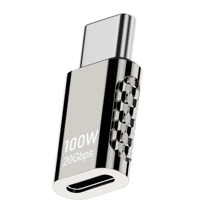 Hot 1PCS Type-C มัลติฟังก์ชั่นอะแดปเตอร์ Type-C หญิงประเภท-C อะแดปเตอร์ชาย 20Gbps Fast CHARGING Audio Video Transfer ADAPTER