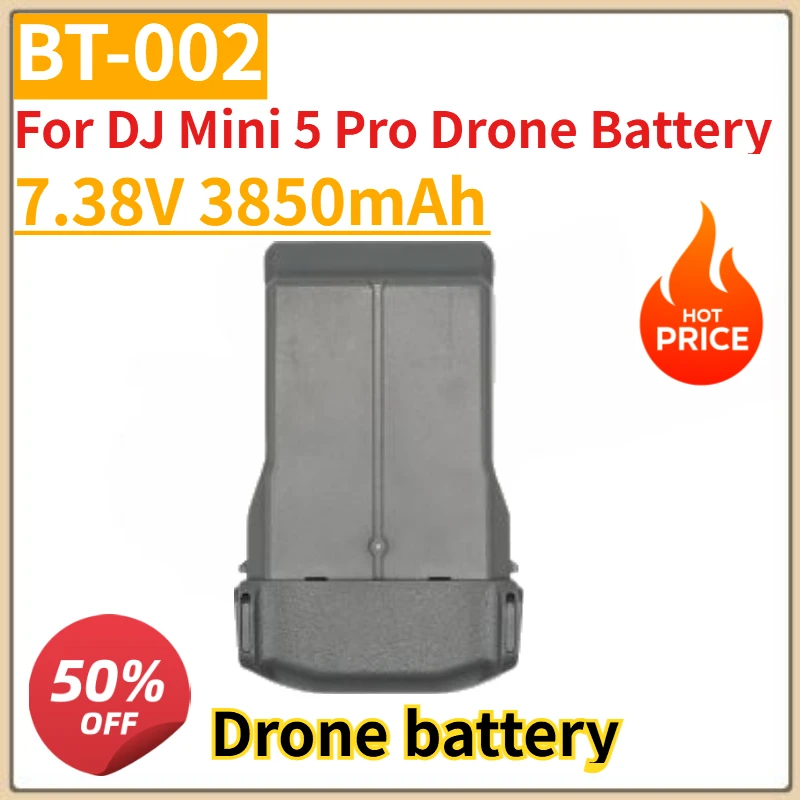 

High Quality NEW 7.38V 3850mAh Replacement Drone Battery BT-002 for DJ Mini 5 Pro Drone Battery