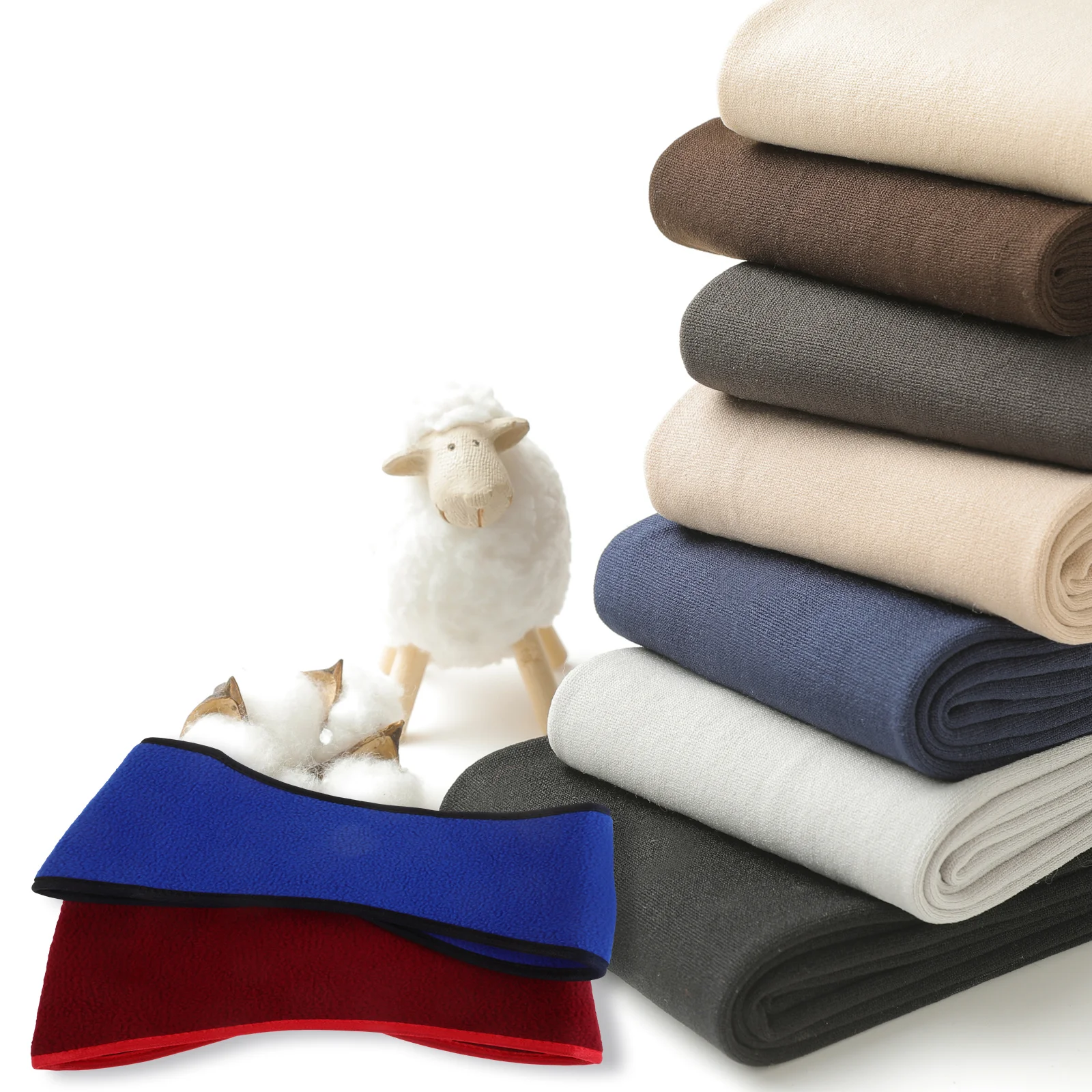 2 قطعة من الصوف القطبي لتدفئة الأذن، عصابات رأس حرارية للرياضات الشتوية والجري وركوب الدراجات والتزلج قابلة للتعديل، حماية أنيقة من الدفء #2