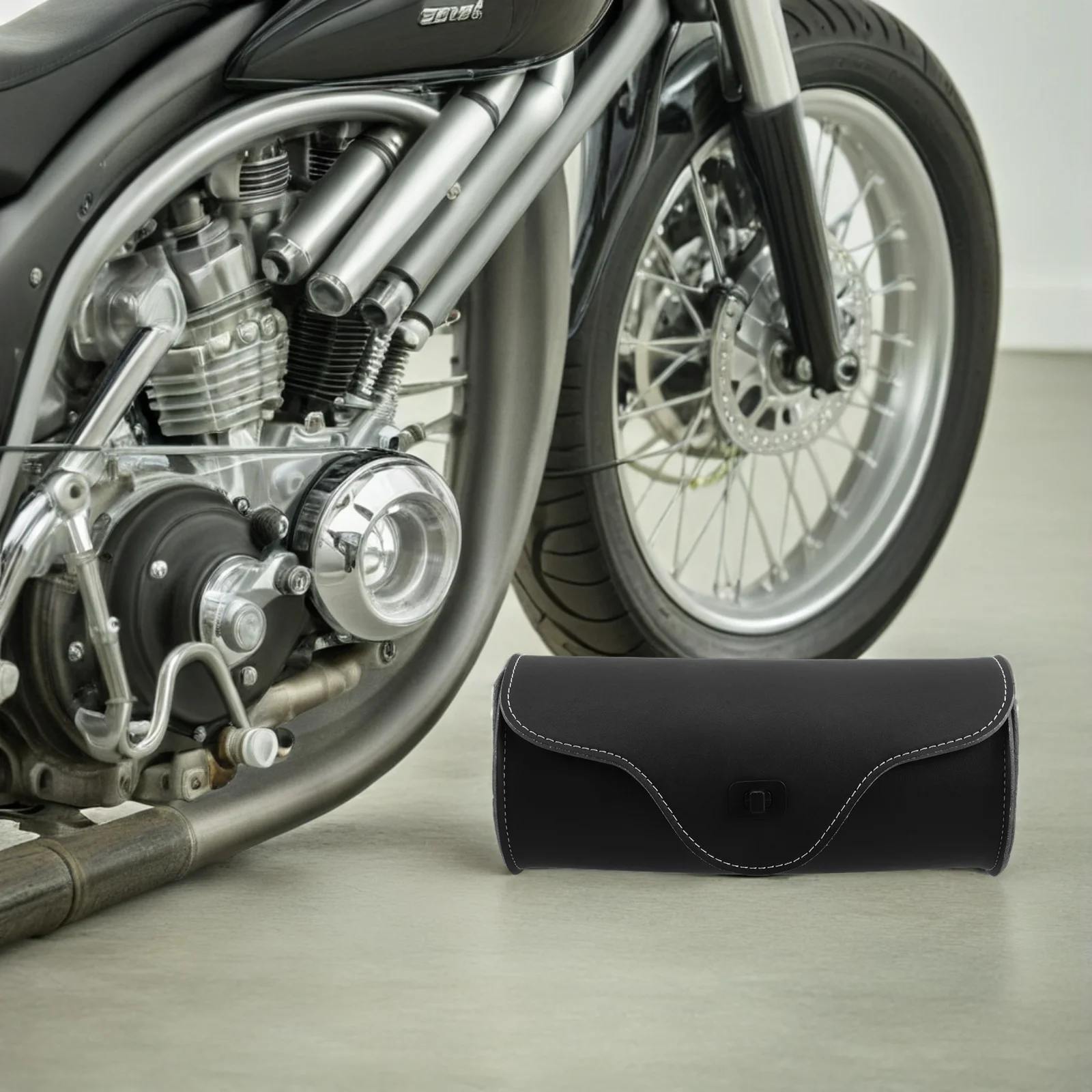 

PU Motorcycle Tool Bag Waterproof Storage Multifunctional Bag for Road Bike Saddle Rear Seat Swing Arm Electric Scooter