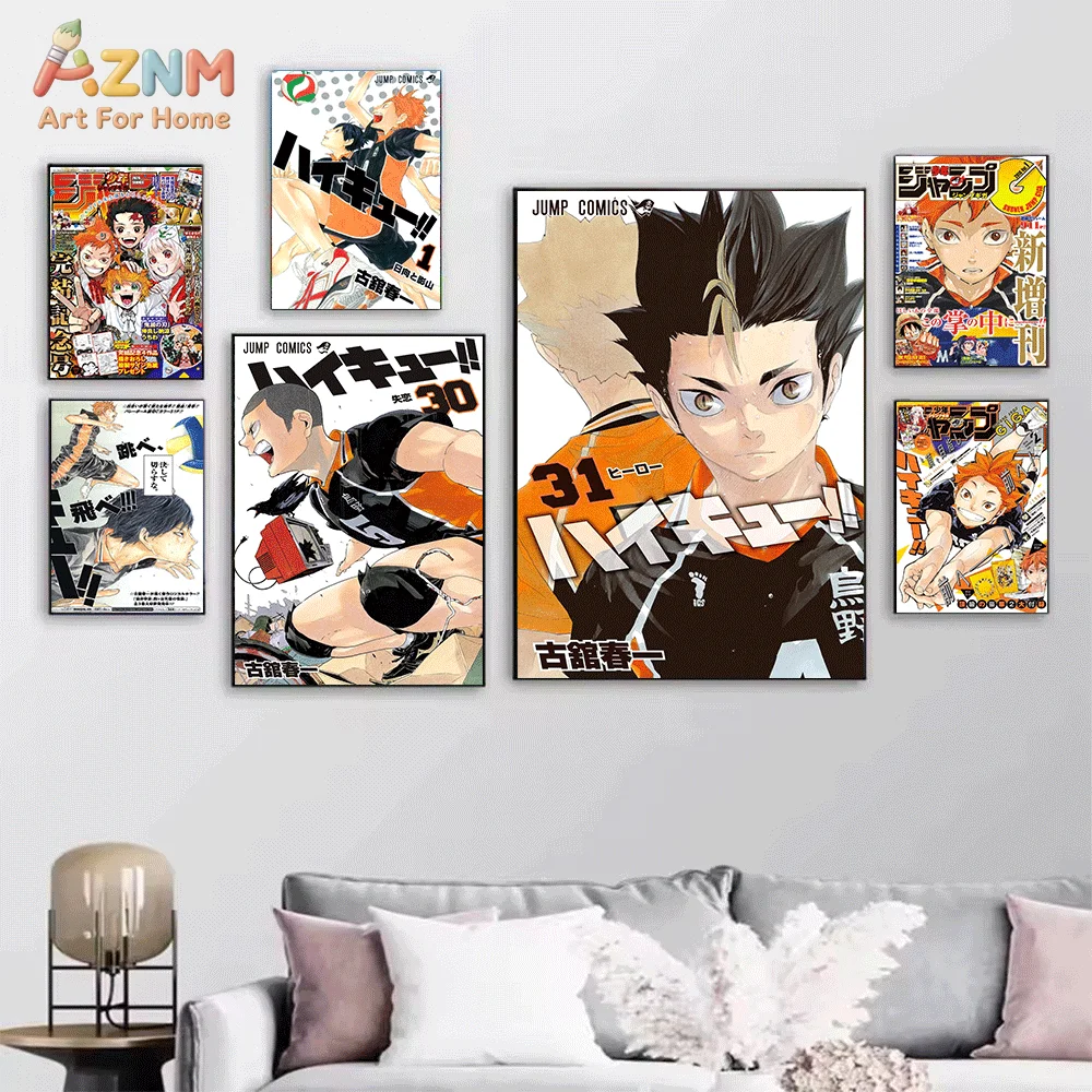 Obraz na płótnie Haikyuu Sugawara Koushi Manga Art Bez Ramki