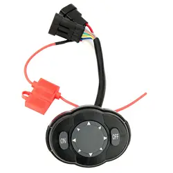 12V Remote Control Switch Panel Joystick With Cable for Marine Searchlight Boat Spot Light