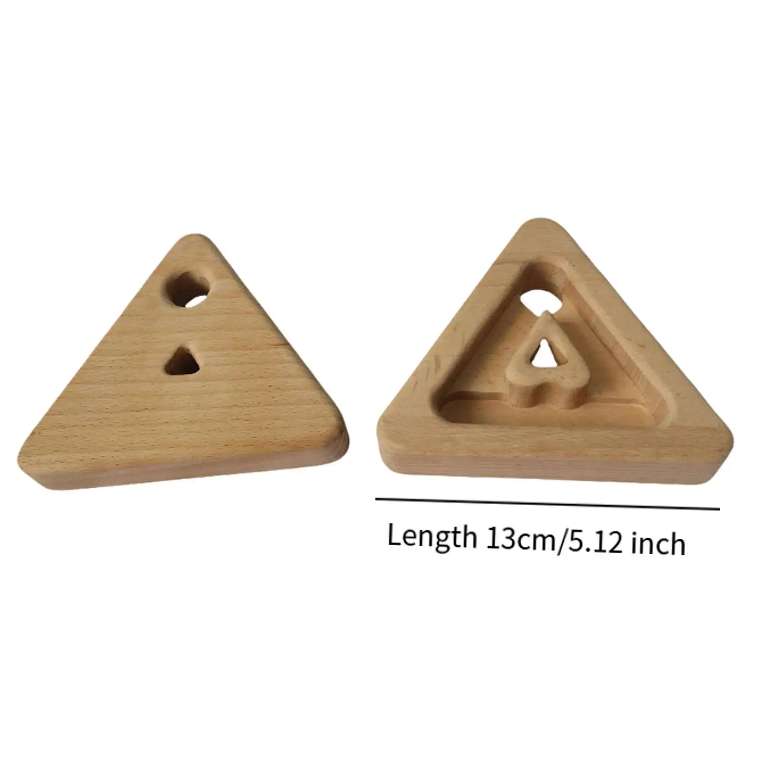 2x Triangle Climbing Hangboard Fingerboard Rock Climbing for Gym Doorway