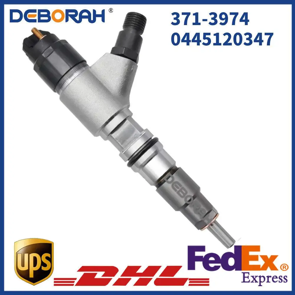 Fuel Injector 371-3974 for Caterpillar CAT 0445120347 Excavator 320 320D w/ Engine 7.1