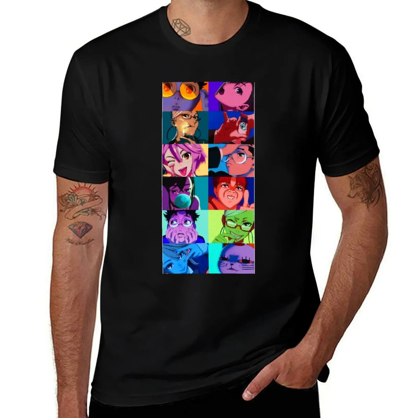 dandadan characters digital graphic T-Shirt tees graphic shirts custom t-shirts mens graphic t-shirts funny