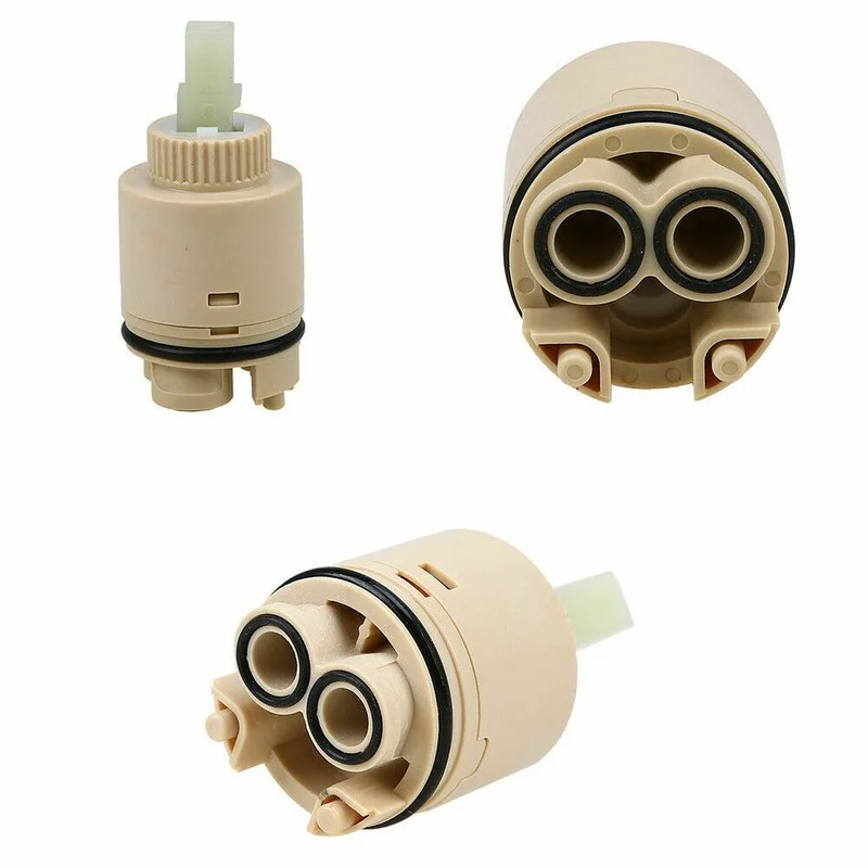 25/35/40mm Ceramic Watersaving Replacement Spool Water Mixer Tap Faucet Cartridge Kitchen Bathroom Faucet Replace Part