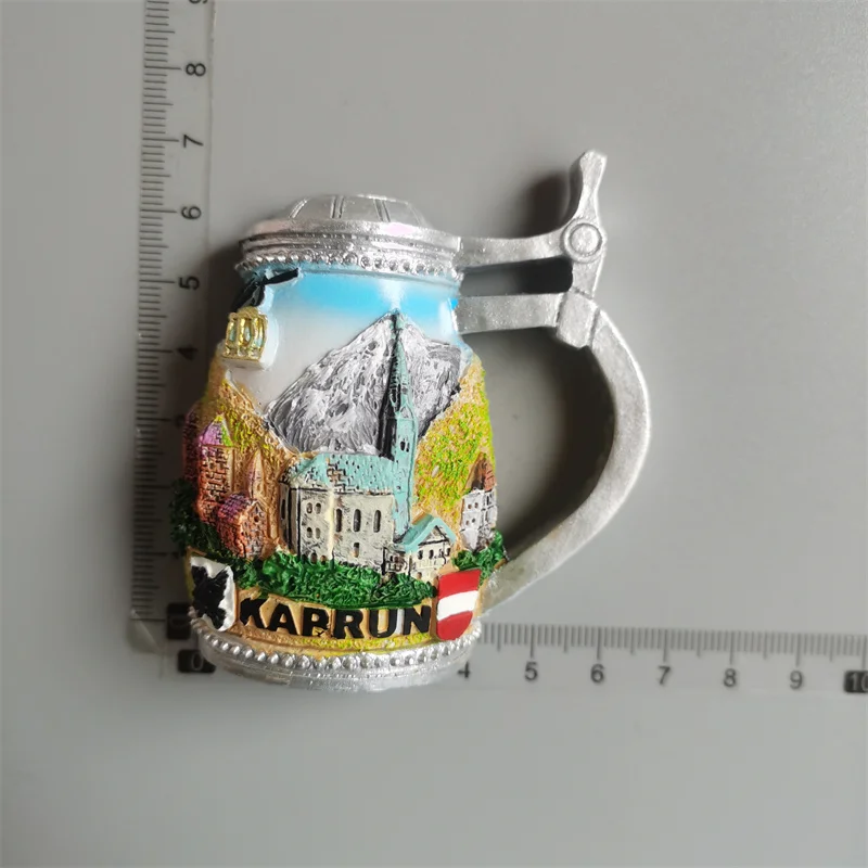 Aimant Frigo 3D Tasse De Bière Prague – Souvenir République Tchèque, Décoration Maison Et Cuisine (7x5 Cm) - 6