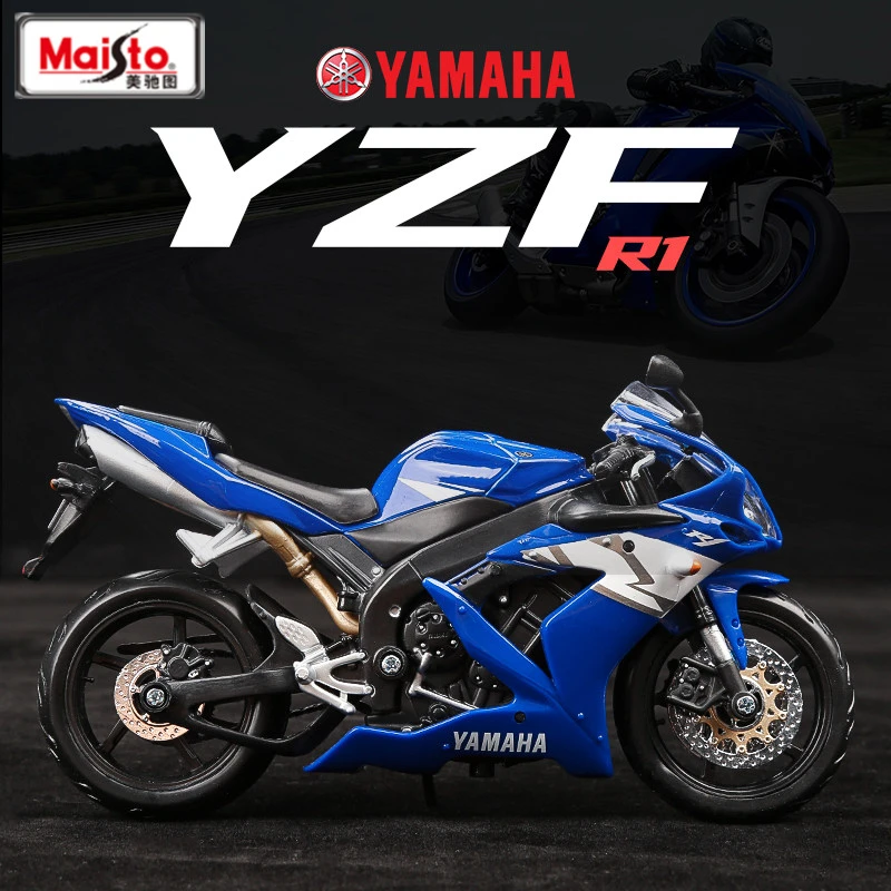 

Maisto 1:12 YAMAHA YZF-R1 Alloy Racing Motorcycle Model Simulation Diecasts Metal Street Sports Motorcycle Model Childrens Gifts