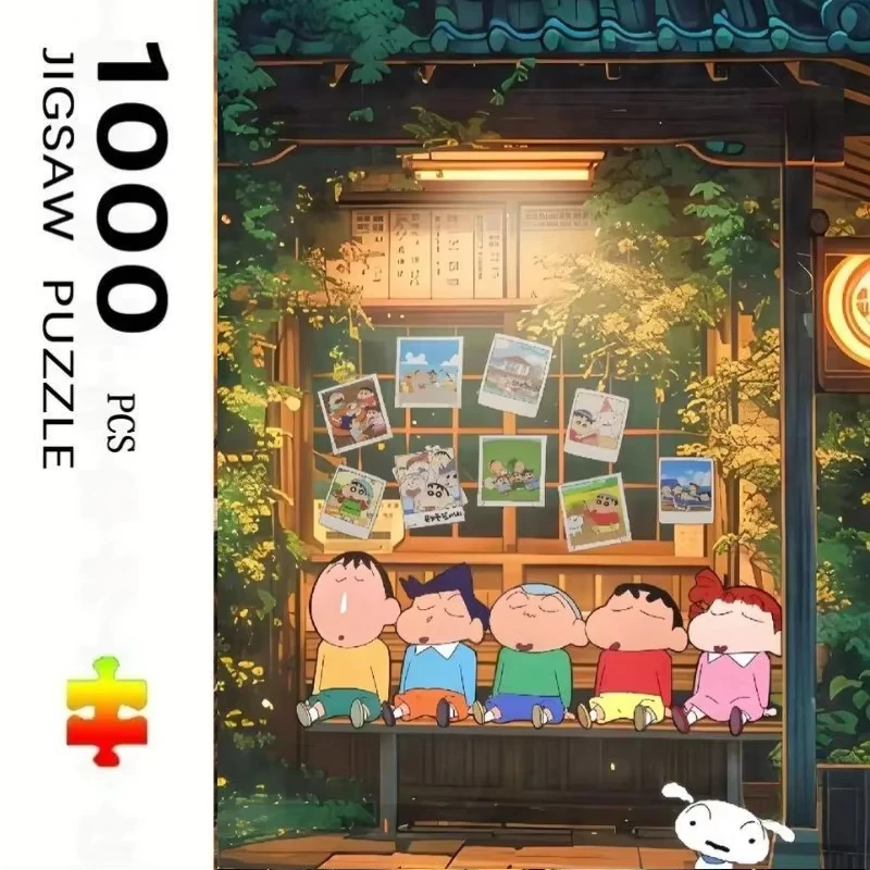 Japanische Anime Crayons Shin Puzzles 500/1000/1200/2000 Teile Moderne Wanddekoration für Wohnzimmer Schlafzimmer Perfektes Geschenk