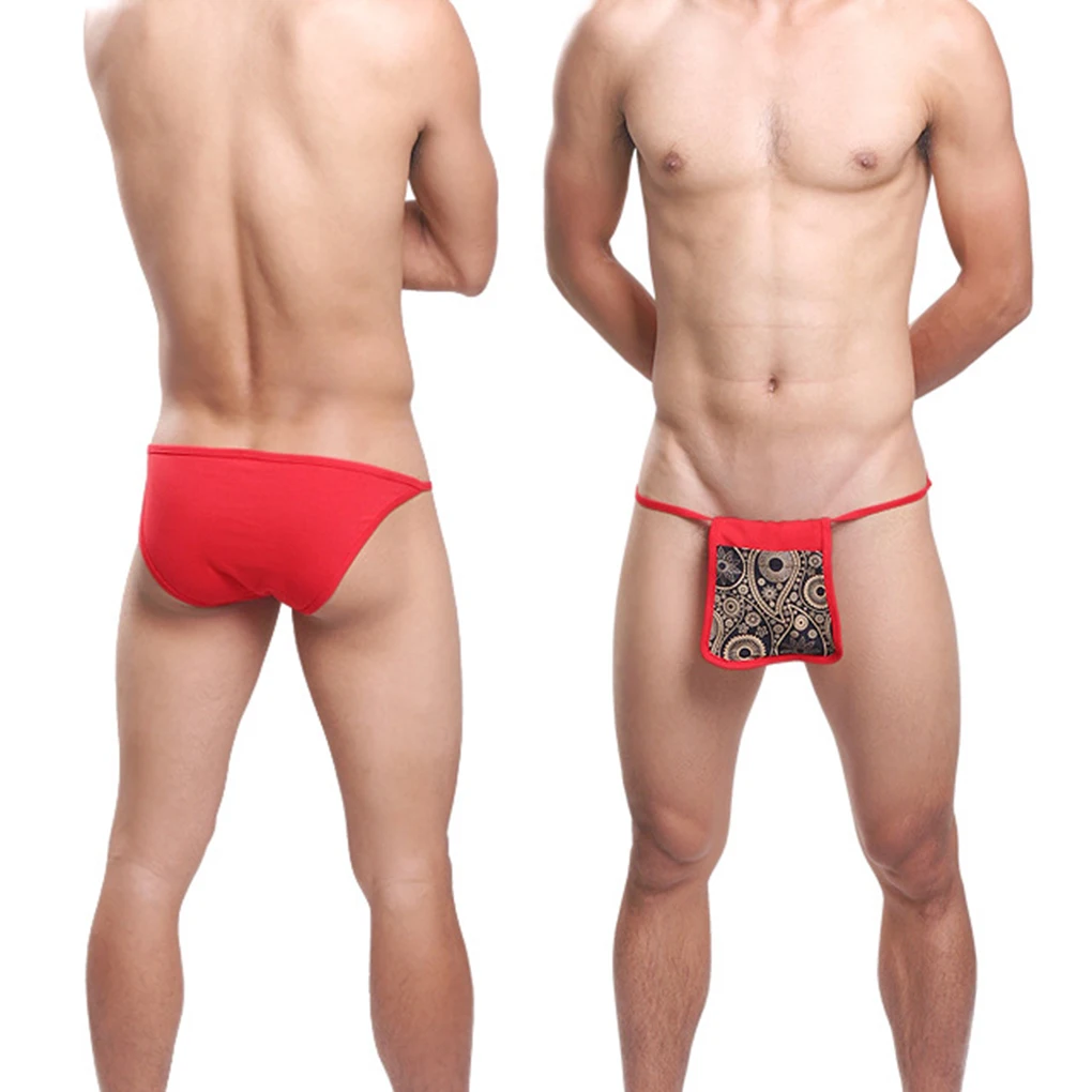 ملابس داخلية مثيرة للرجال من القطن الخالص قابلة للتنفس على شكل حرف U محدبة