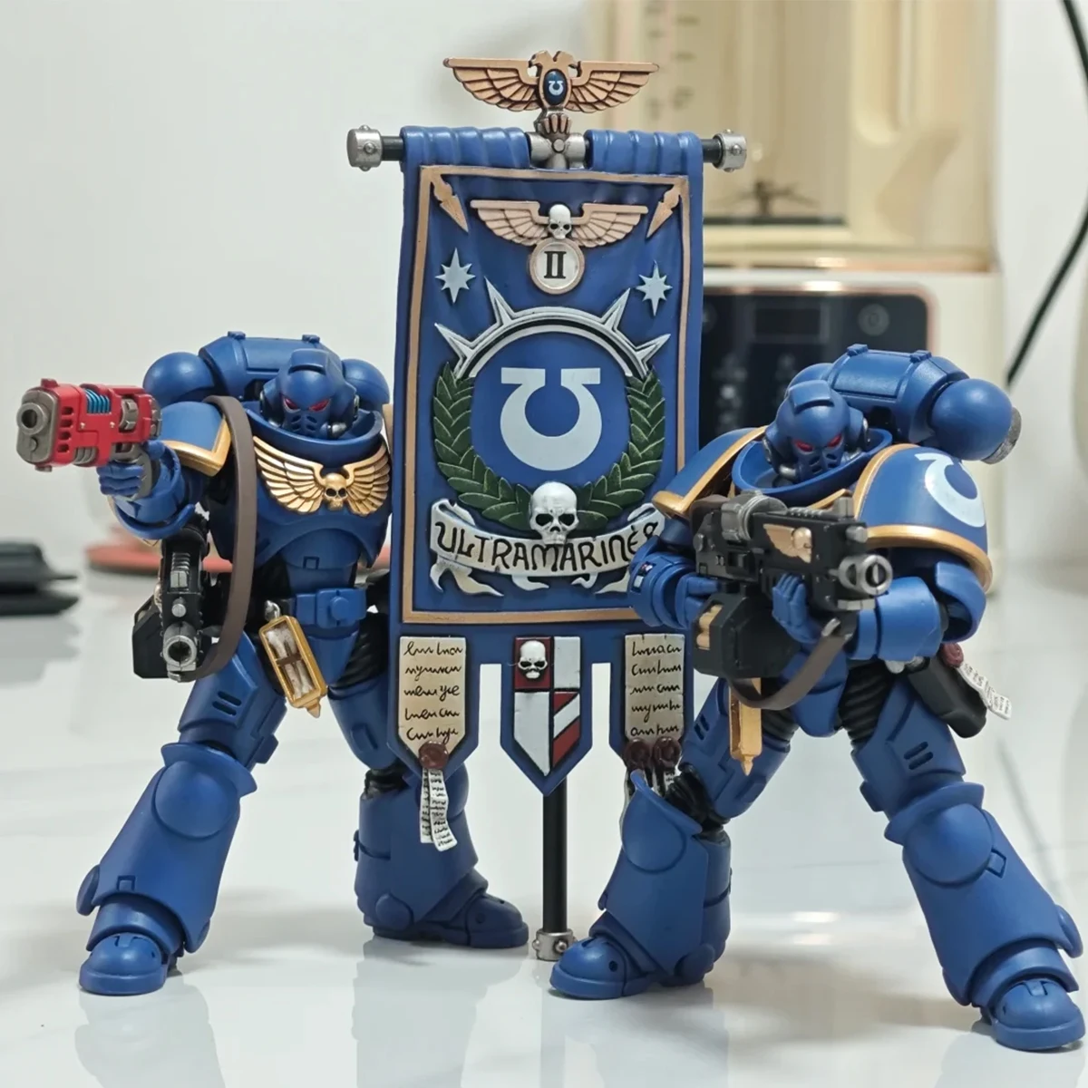 JOYTOY Warhammer 40k Action Figure Ultramarines Blood Angels Imperial Fists Intercessors Anime Beeldje Gezamenlijke Beweegbare Model Speelgoed