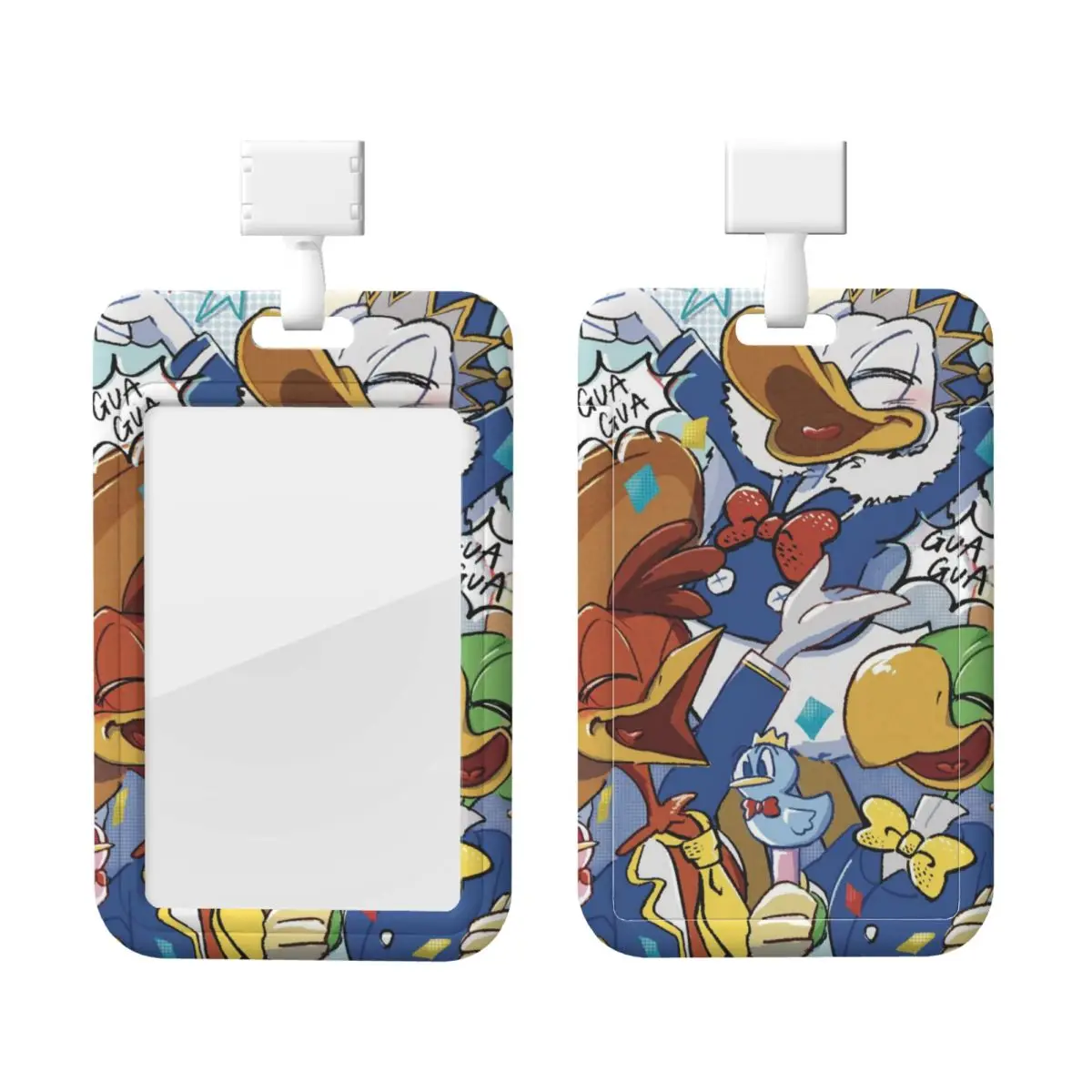 

Custom Neck Lanyard Card Holder Donald Duck Card Badge Holder For Subway Bus Bank Card Lanyard Credential Badge Holder Factories