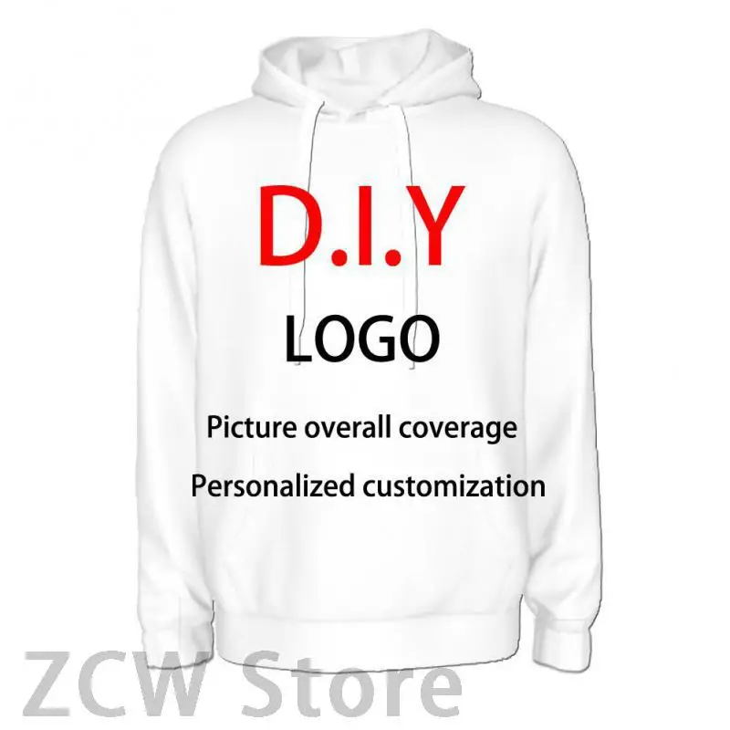 3d Printed Hoodie Children\'s Casual Top Diy Street Wear Men\'s And Women\'s Personality Pullover Logo Sportswear Customization