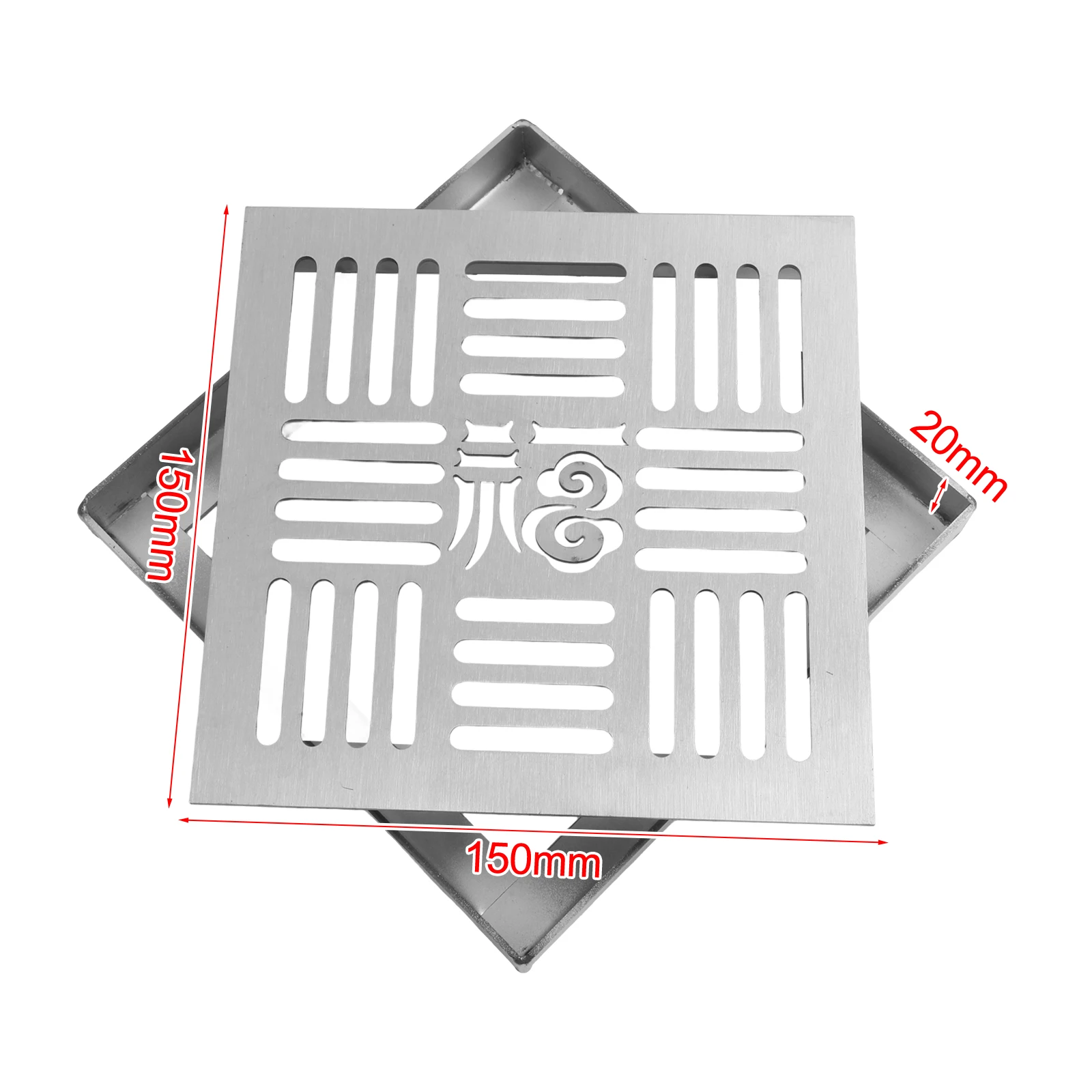 Drainage Cover For Driveway Drainage System Outdoor Drainage Cover Outdoor Drainage Solutions 200*200*20mm Salt Resistance