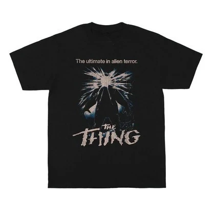 

Plus Size Summer Women's Vintage The Thing T-Shirt Cotton Breathable Stylish Versatile Street Style Oversized