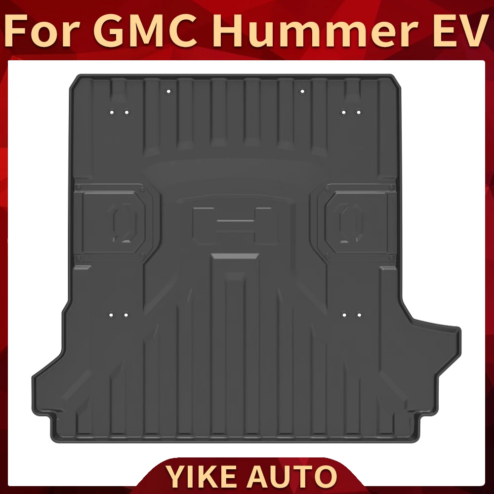 

For GMC Hummer EV Truck2022-2024 Auto Car Cargo Liner All-Weather TPE Non-slip Trunk Mats Waterproof Tray Trunk Carpet Accessory