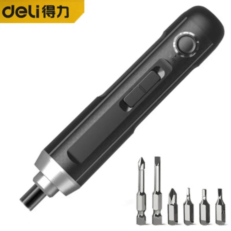 Deli Precision Electric Screwdriver Set, Fast Charging, Cordless Screwdriver, Repair Household Power Tool, Silent Durable Type-C