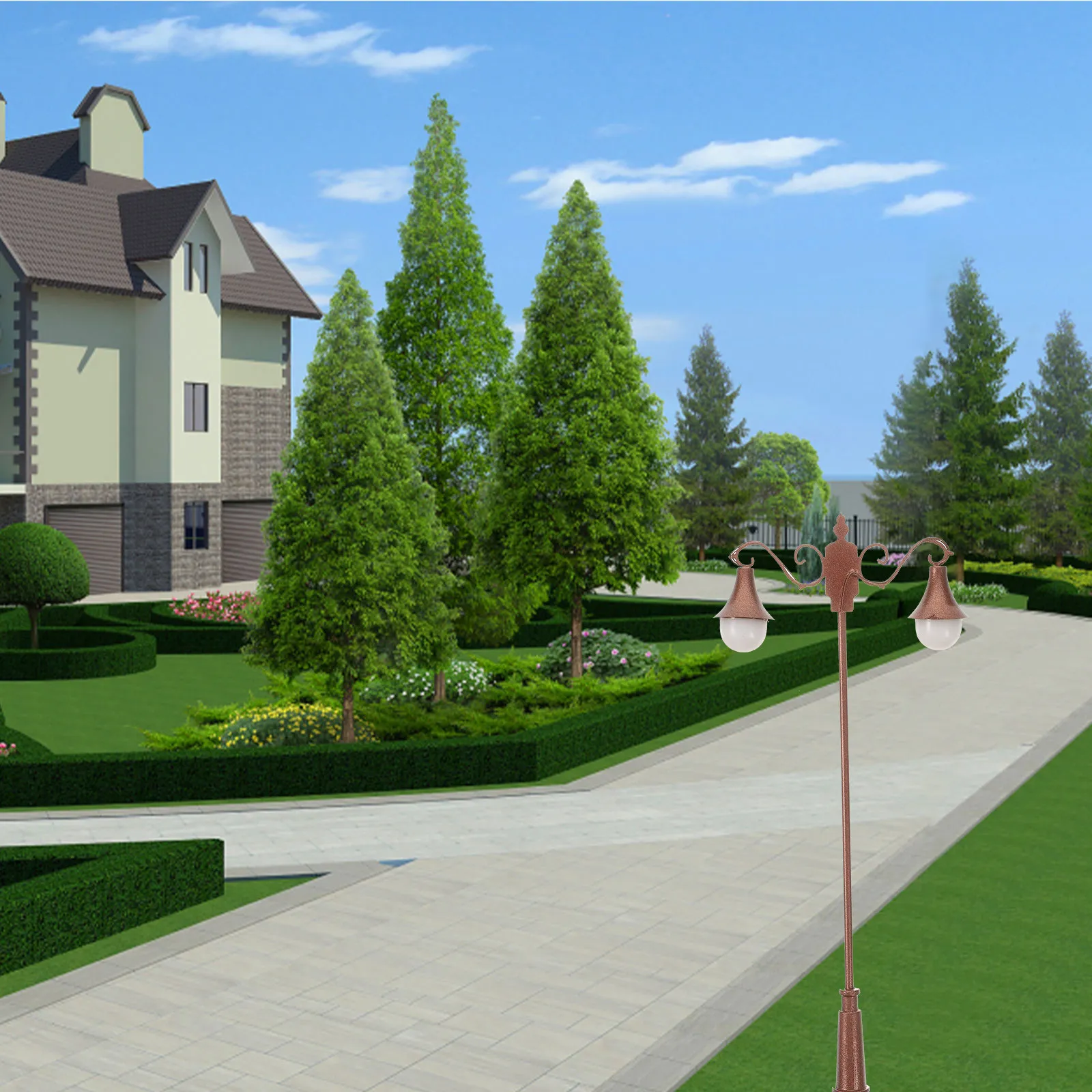 

Миниатюрный садовый светильник премиум-класса для декора мини-домиков, оформления садовых сцен своими руками, декора песочного стола, модель мини-светильника для сада