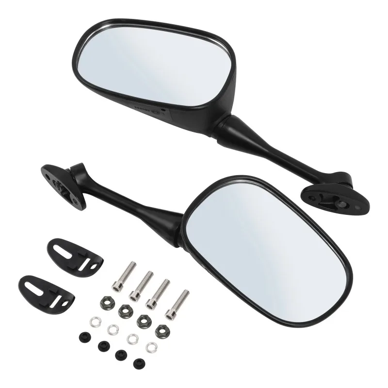 Espelho Retrovisor Traseiro para Motocicleta, Espelhos Laterais para Motocicleta Sportbike HONDA CBR600 CBR600RR CBR1000 CBR1000RR SUZUKI GSXR600
