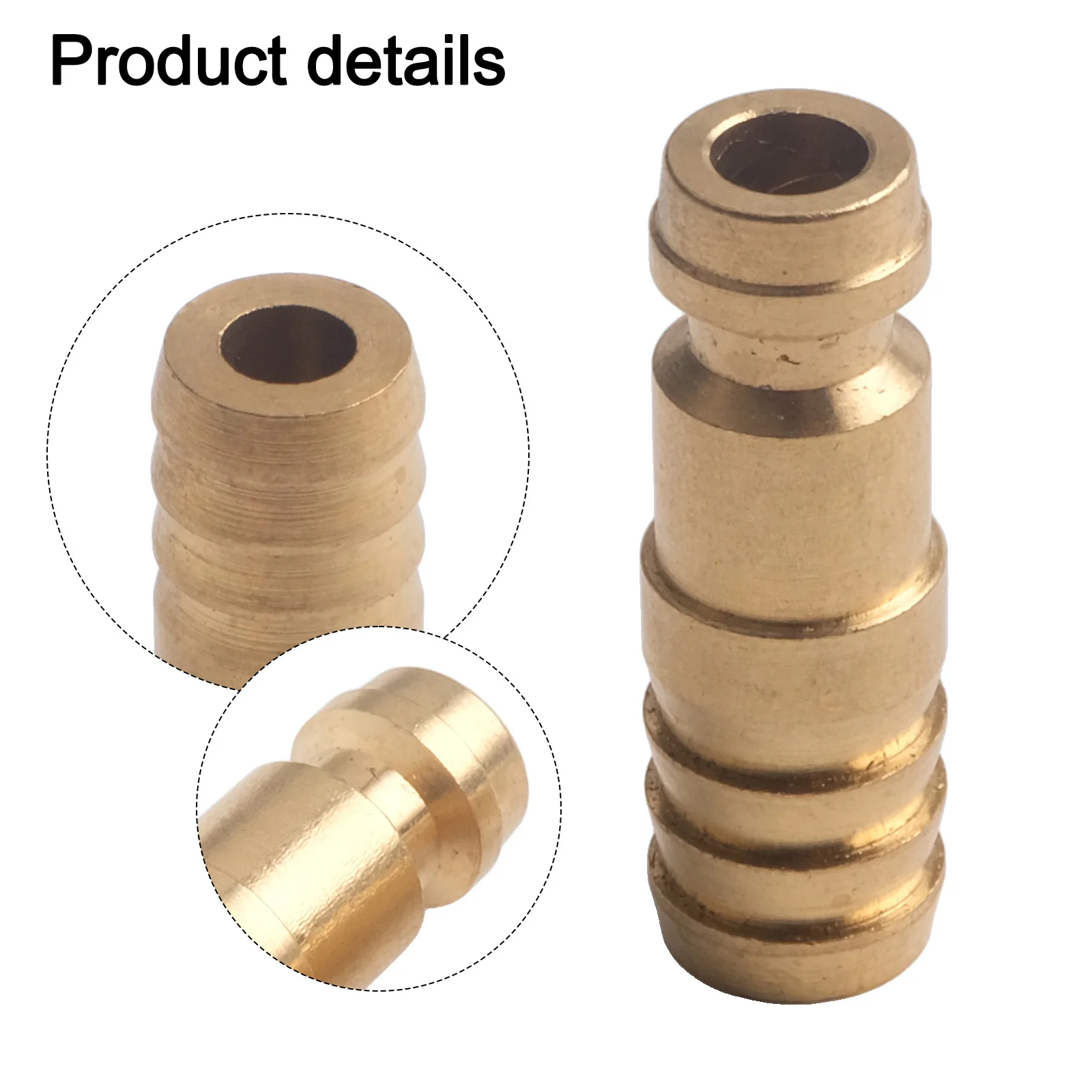 6mm Gas And Water Male Adapter Quick Connector 2pcs Fit For TIG Welding Torch Intake 6MM/8MM /10MM Replacement Part