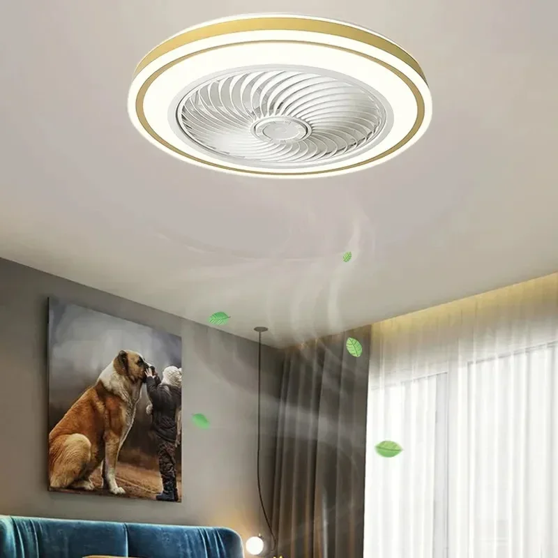 Intelligente Plafondventilatoren Met Verlichting Smart App Afstandsbediening Kroonluchter Wind Fan Lamp Woonkamer Slaapkamer Home Decor Verlichting