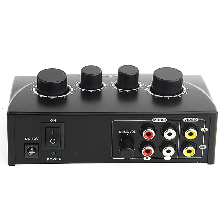 Portable Power Amplifier Pre-stage Karaoke Home Effects Mixer Small Mixer Mixer Mixer Mixer Mixer Mixer Mixer Mixer Console