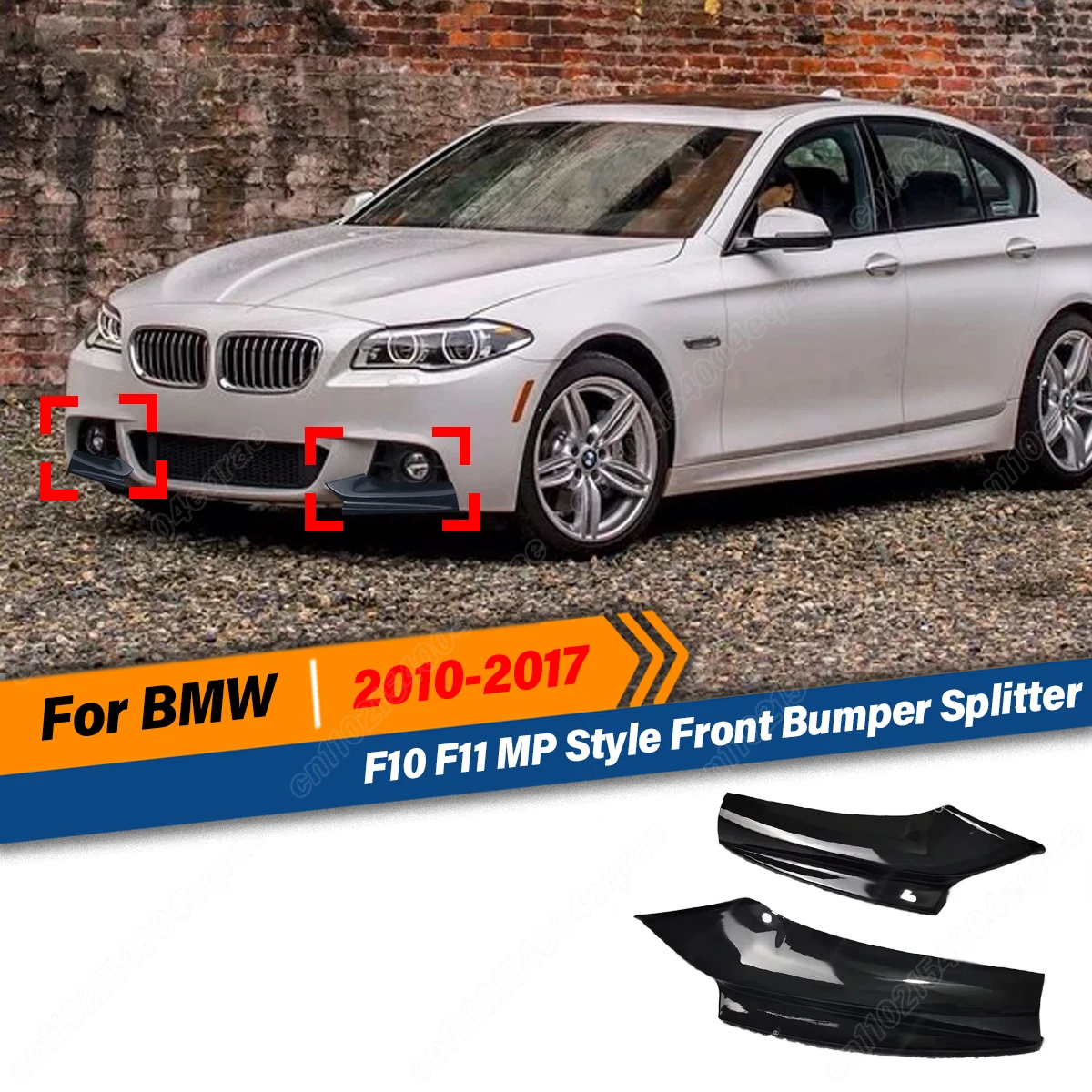 

Для Bmw F10 F11 530i 535i 530d 550i 2010 2011 2012 2013 2014 2015 2016 2017 MP Стиль Передний бампер Разветвитель губ Диффузор Bodykit