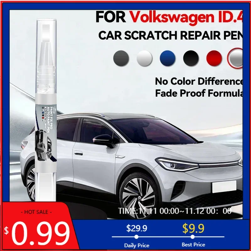 

Vehicle Dedicated Exclusive For Volkswagen ID.4 2020-2025 Paint Repair Pen Touch Up Scratch Remover DIY Auto Accessories Black W