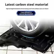 For Honda CITY 2015-2019 1.5L 2017 Engine Guard Board Splash Shield Mud Fender Plate Cover Black Car Mudflap Mudapron Mudguard