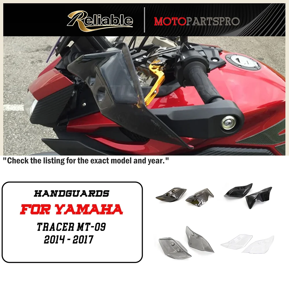 

For Yamaha MT09 MT 09 2014 - 2017 Tracer 900 Motorcycle Accessories Handguard Shield Hand Guard Extension Protector Windshield