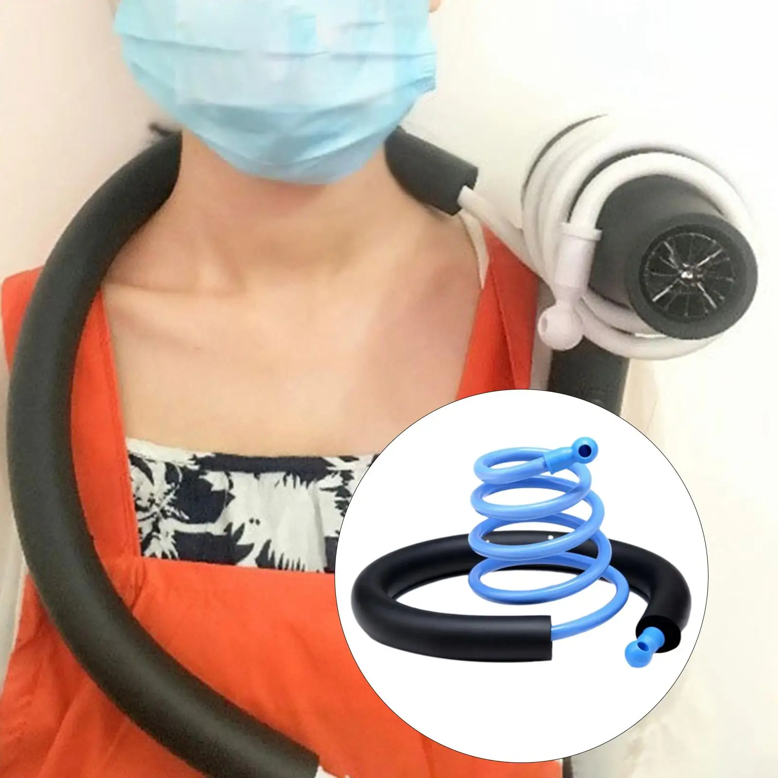 

Hanging Neck Dog Hair Dryer Holder ABS Grooming Stand Organizer Rack for Bathing Blowdryer and Salon Accessories