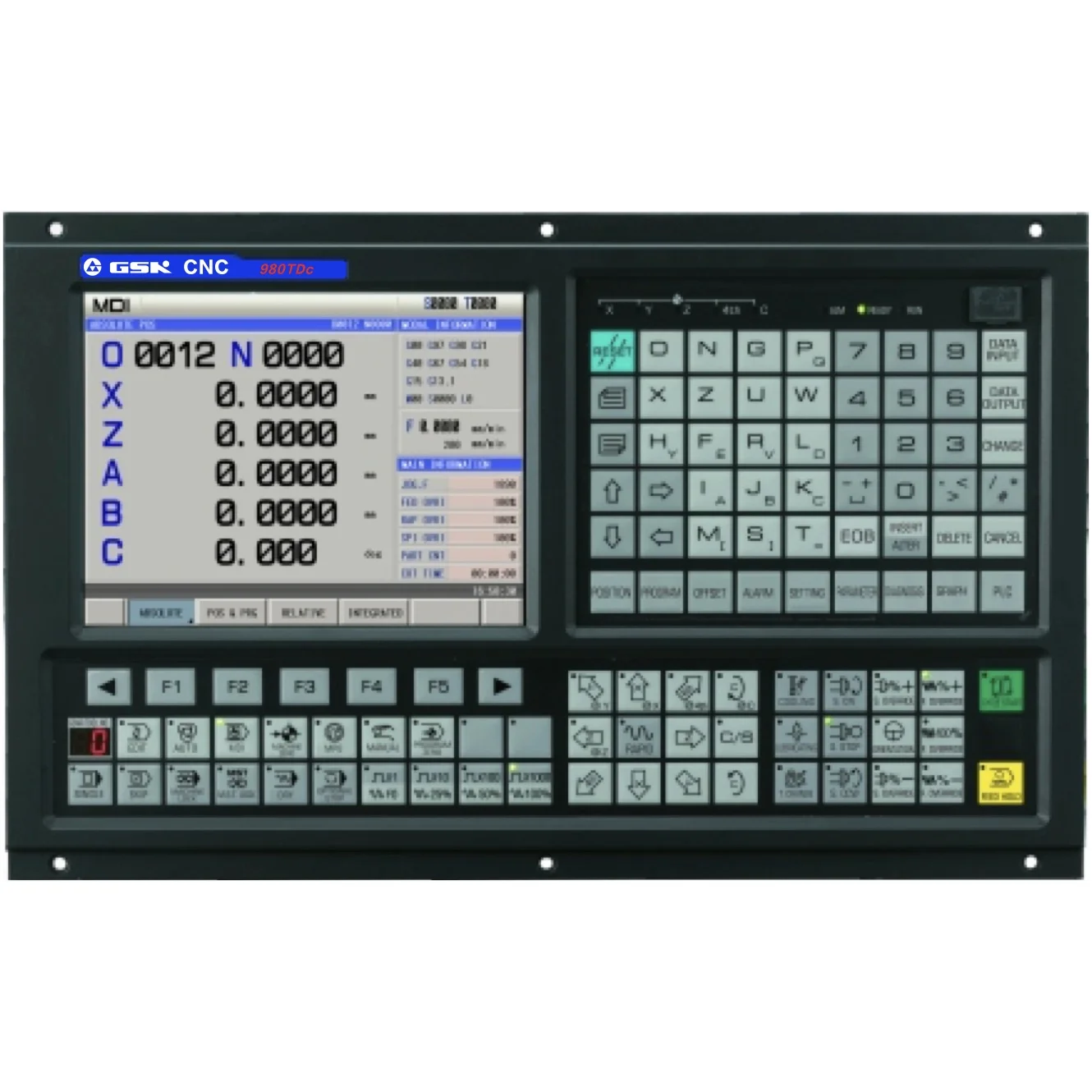 GSK 980TDc is an upgraded version of GSK 980TDb and use 8.4 inches color LCD CNC lathe controller system