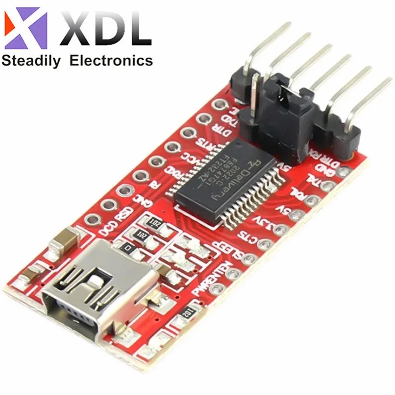 10Pcs FT232RL FT232 FTDI Adapter USB TO TTL 5V 3.3V Download Cable To Serial Adapter Module For Arduino USB TO 232