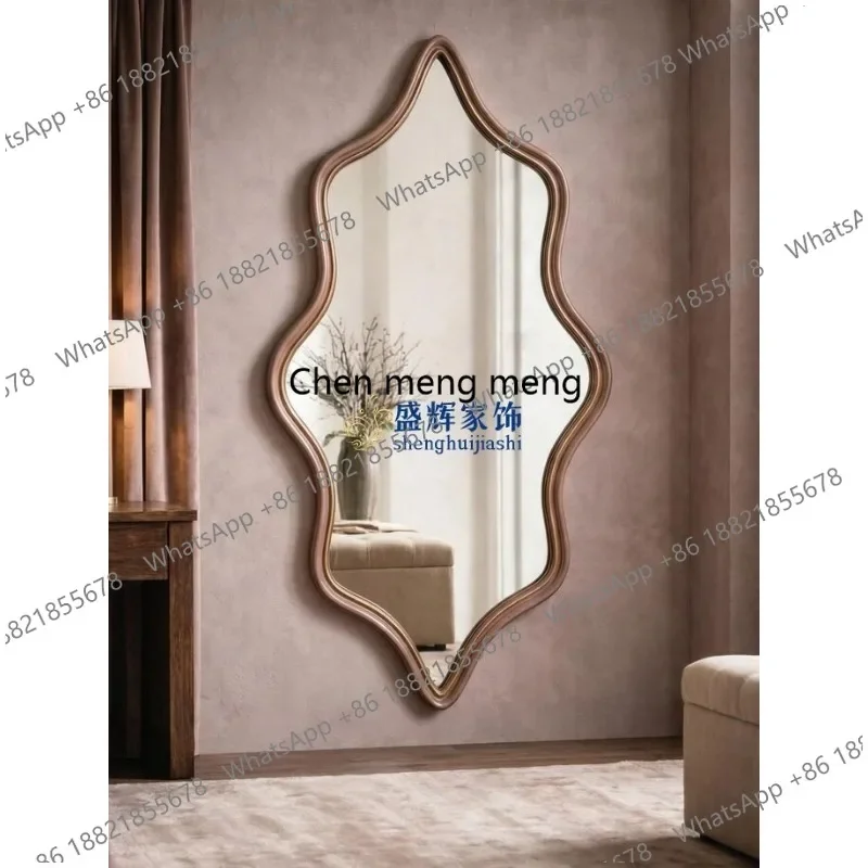 F181 American style, bathroom mirror, bathroom, bedroom makeup mirror, living room, background wall decorative mirror