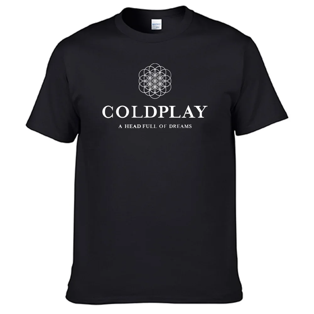 Cold Play T shirt Unisex 100% Cotton Men Women Top Sales N05