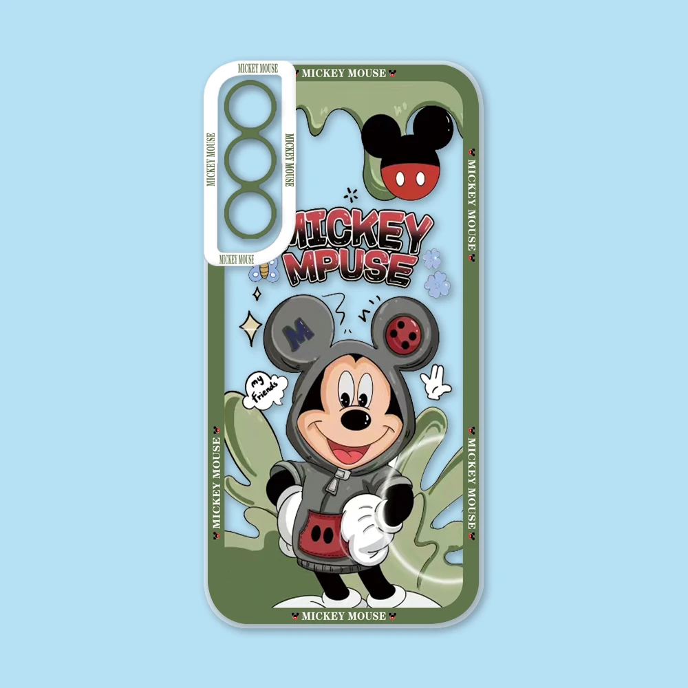 M-Mickey Mouse Minnie Cartoon Phone Case For Samsung Galaxy S24 S23 S22 S21 S20 FE Ultra 5G S10 A11 A10S A10 A03 A02 Plus Cover