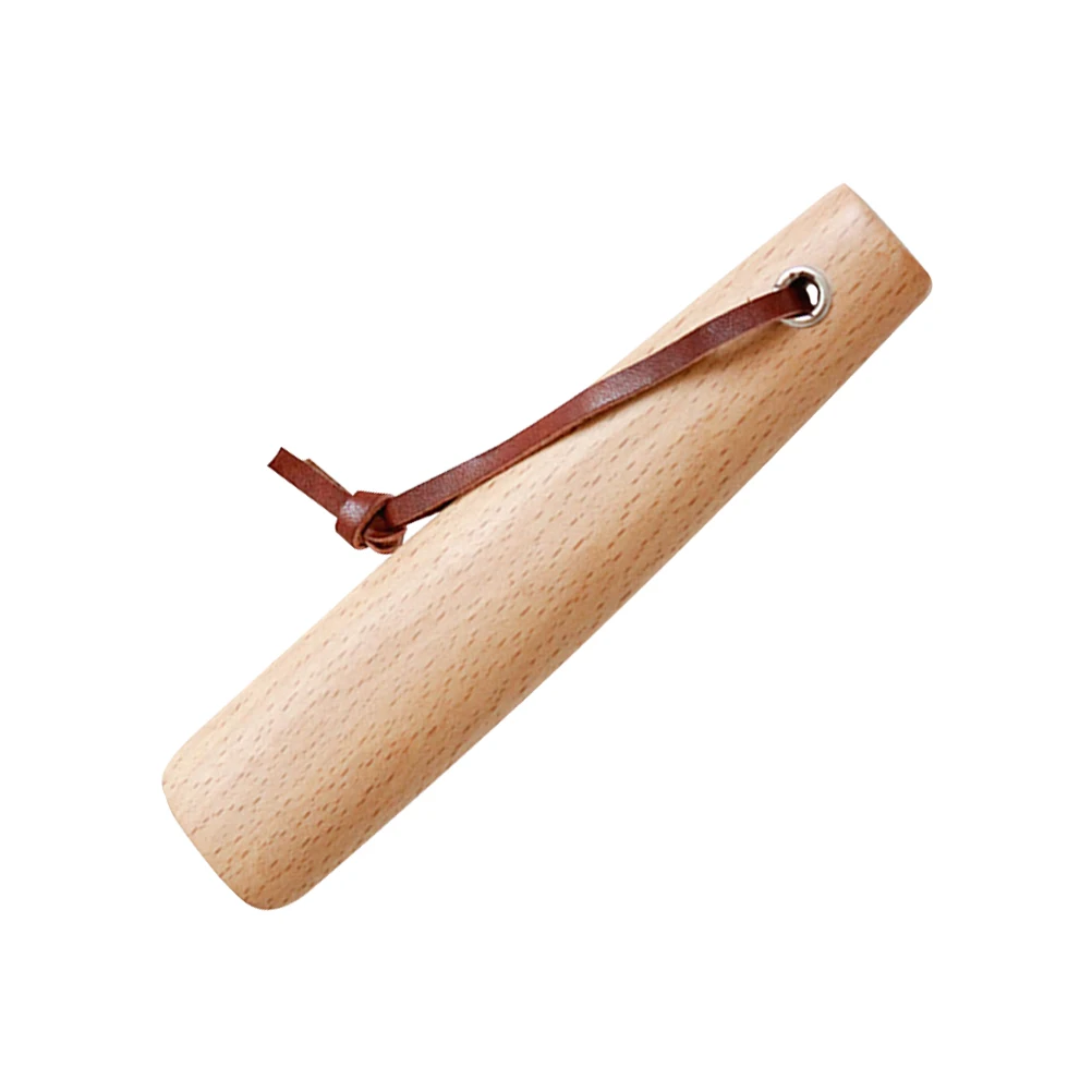 Schuhlöffel aus Buchenholz, glattes, langlebiges Schuhheber-Werkzeug zum einfachen Tragen zu Hause, Schuhlöffel, Schuhlöffel aus Holz, Zubehör