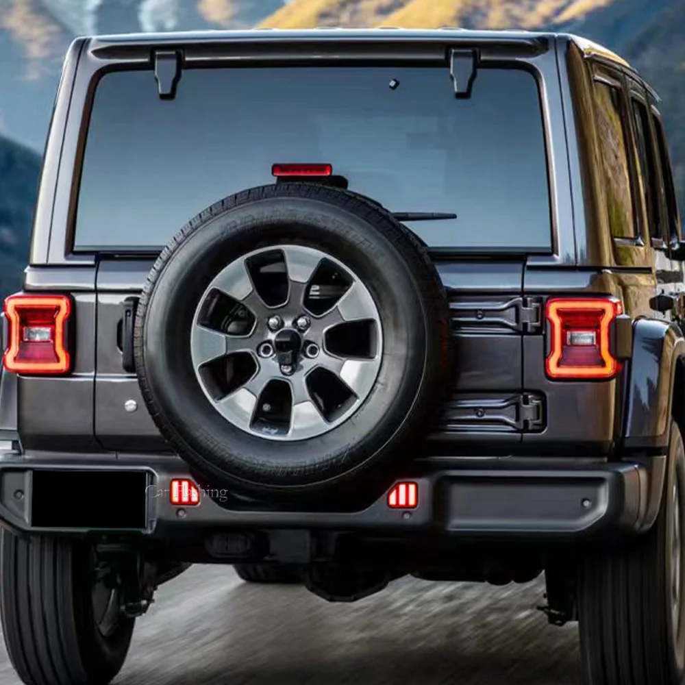 Jeep wrangler JL ジープ ラングラー リアLEDフォグ Car Rear Fog Light For Jeep Wrangler JL US version 2018 2019 2020