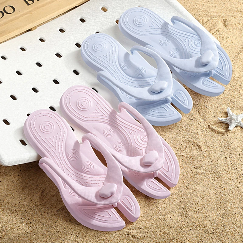 

New Solid Color Portable Folding Slippers for Men Women Lightweight Nonslip Flip-flops Indoor Outdoor Beach Travel Trip Slides