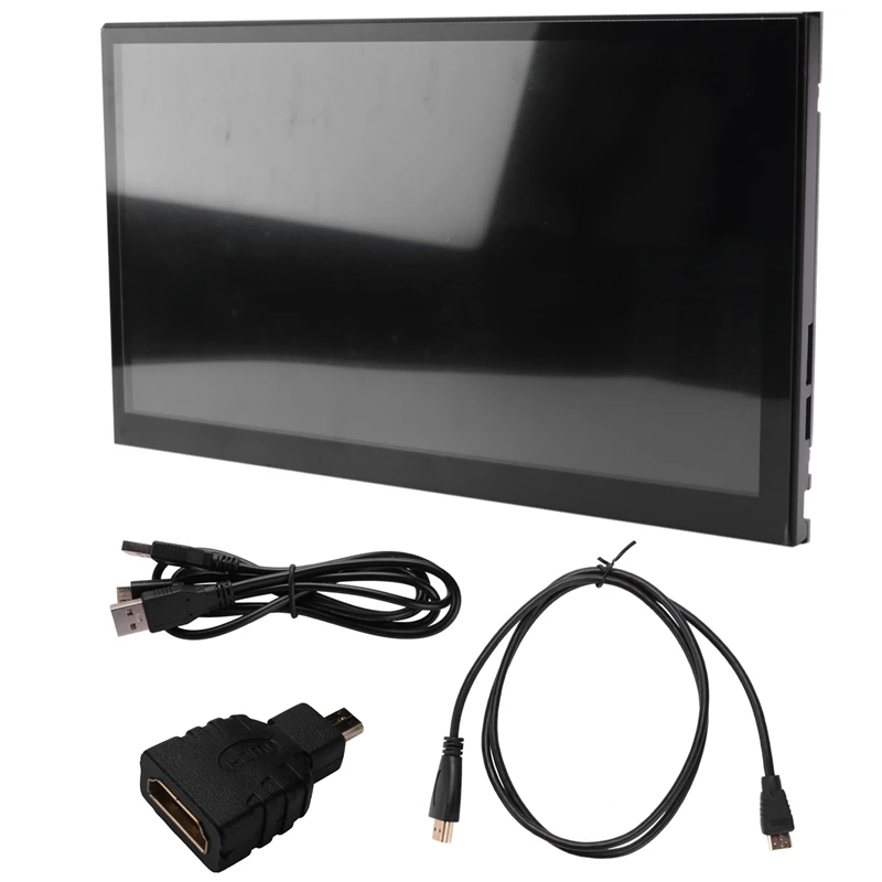 7 Inch 1024X600 LCD Screen IPS Full Viewing Angle Control Board Capacitive Screen Touch Display for Raspberry Pi