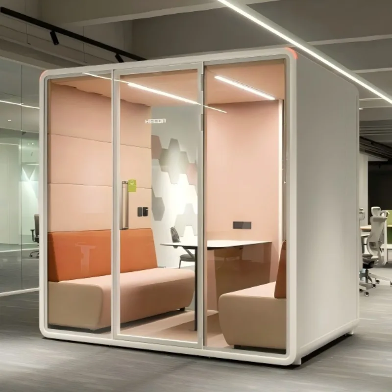 Custom Size Soundproof Broadcasting Pod Streaming Booth Voice-over Recording Room Acoustic Treatment Professional Studio Cabin